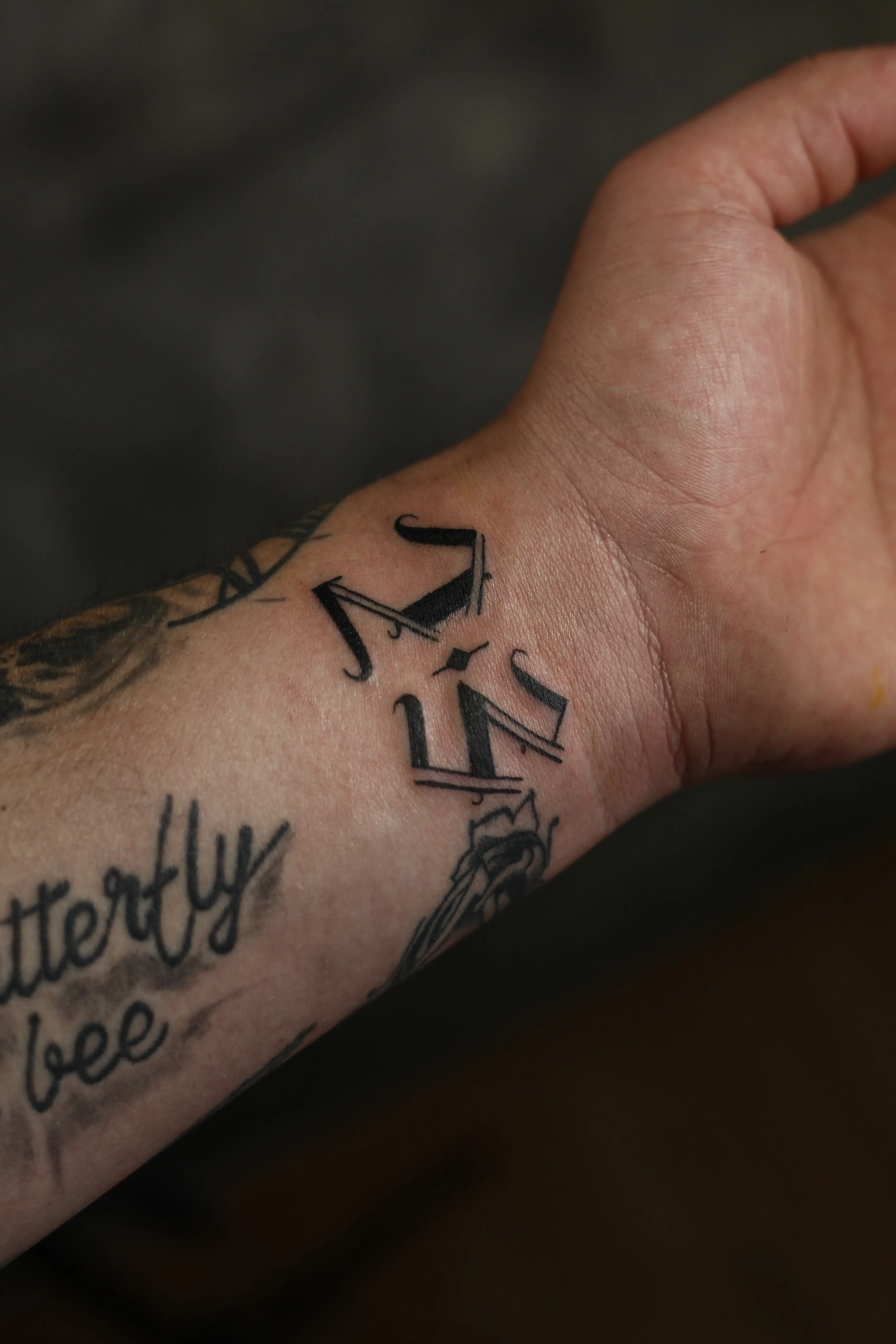 Tetovaža 23 - Lettering rad Eternal Art studio